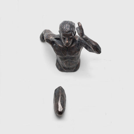 Bolt Running Man Sculpture