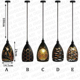 Ladi - Modern LED Cage Pendant Light