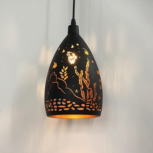 Ladi - Modern LED Cage Pendant Light