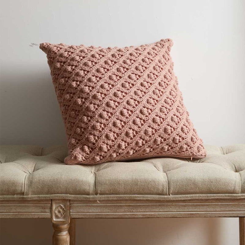 The Bouclé Knit Pillow Cover