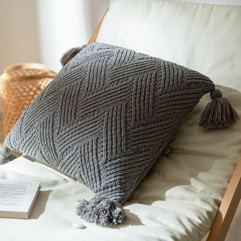 The Nordic Knit Pillow Cover