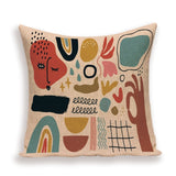 Kvinna Art Linen Pillow Covers