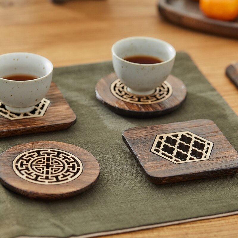 Zen Wood Coasters – Feblilac Store