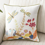 Papillon Embroidered Pillow Covers