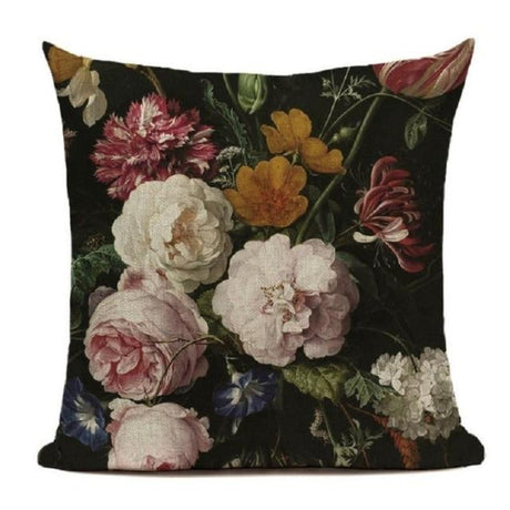 The Dark Romance Floral Pillow Cover Collection