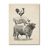 Franklin Canvas Farm Prints