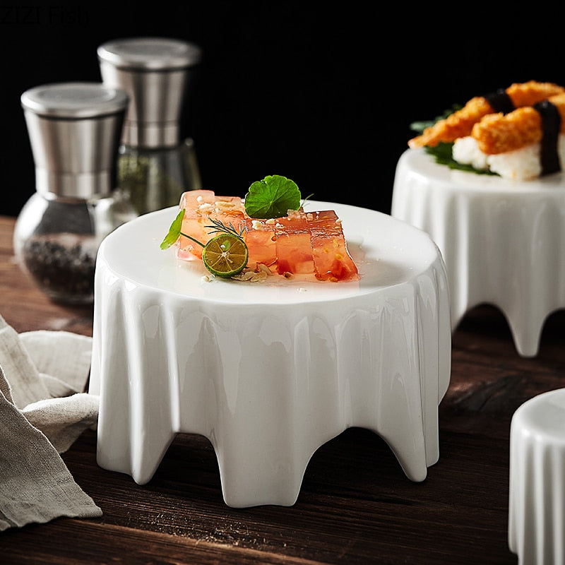 Tilley Tablecloth Pedestal Bowls