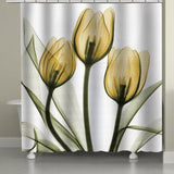 Positivity Flower Shower Curtains