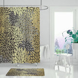 Gabby Golden Fern Shower Curtains