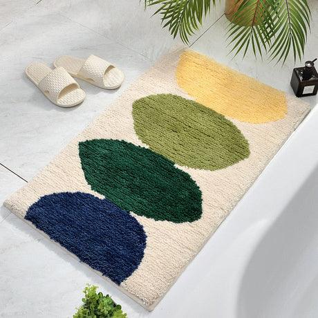 Lemon Tree Abstract Bath Mats