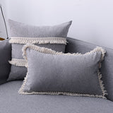 The Boho Fringe + Tassel Pillow Cover Collection