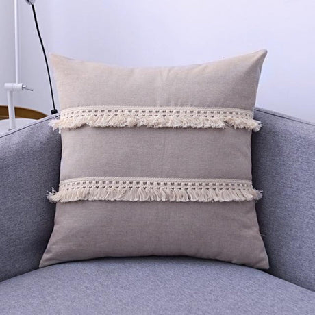 The Boho Fringe + Tassel Pillow Cover Collection