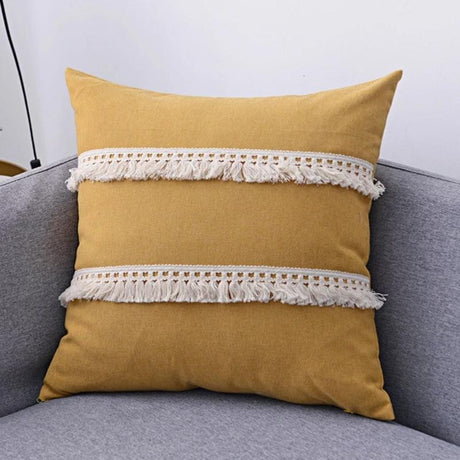 The Boho Fringe + Tassel Pillow Cover Collection