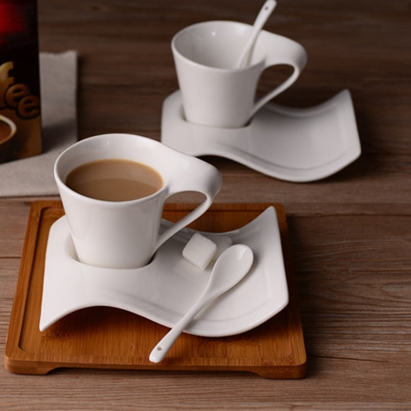 Le Wave Espresso Cup and Saucer