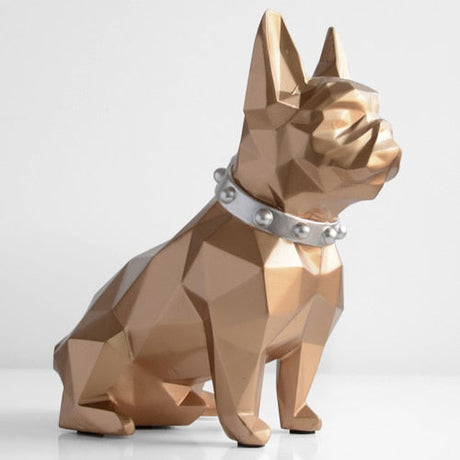 Brutus Geometric Bull Dog Piggy Bank