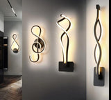 Twisted LED Wall Lamp