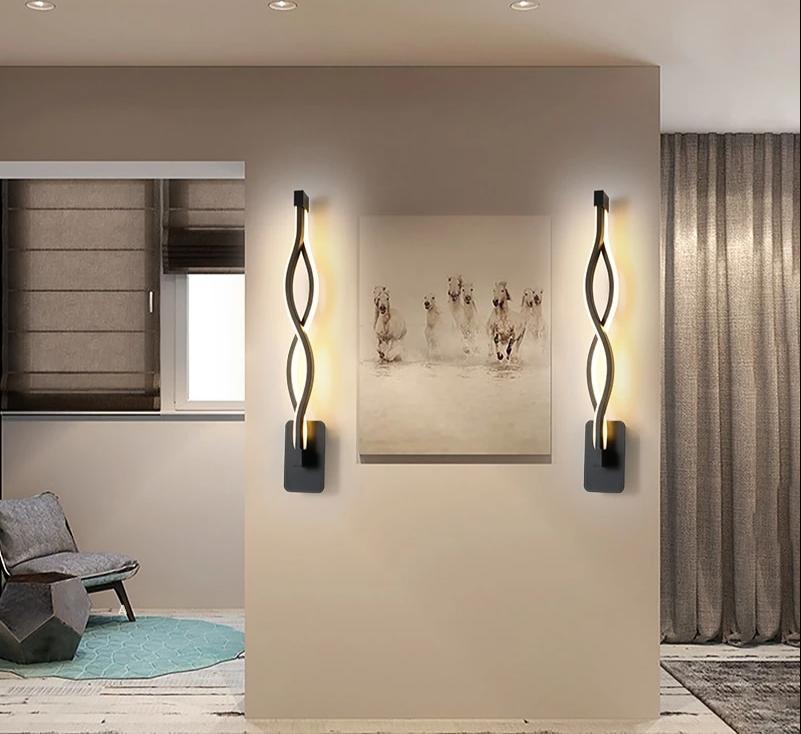 Twisted LED Wall Lamp