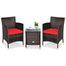 3 Piece Rattan Wicker Furniture Set