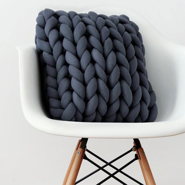 Bumbly Braided Pillows