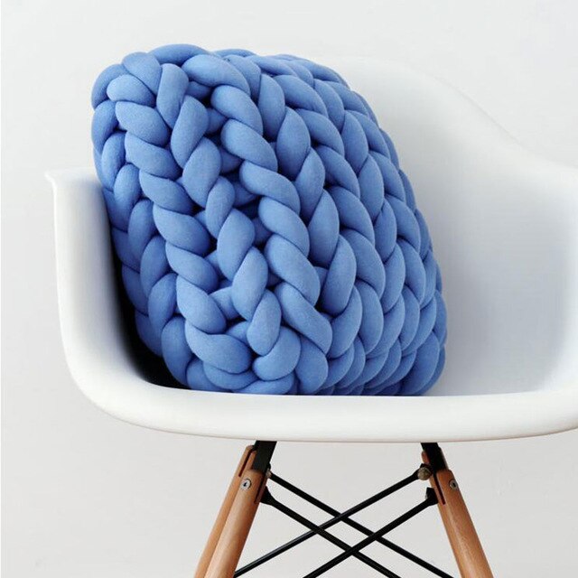 Bumbly Braided Pillows