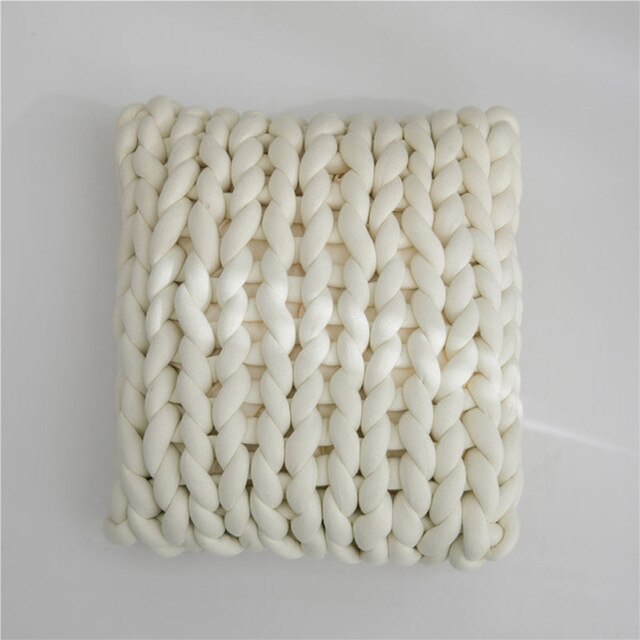 Bumbly Braided Pillows