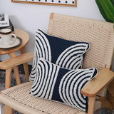 The Concentric Circle Embroidered Pillow Cover Collection