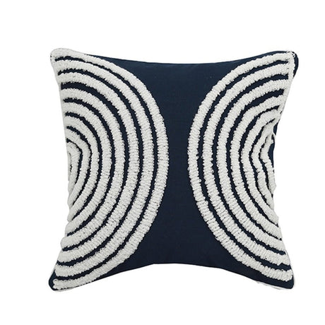 The Concentric Circle Embroidered Pillow Cover Collection