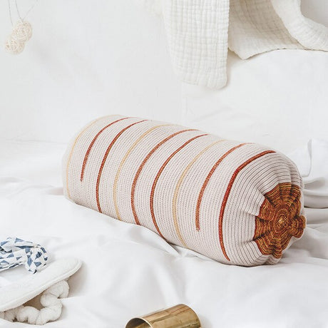 Nicolai Knitted Roll Pillow