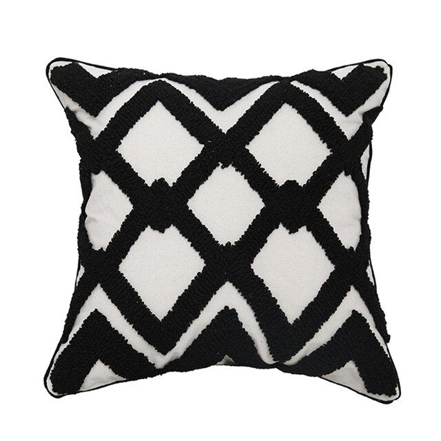Boldness Part 1 Black and White Pillow Covers