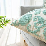 The Jacobean Floral Embroidered Pillow Cover