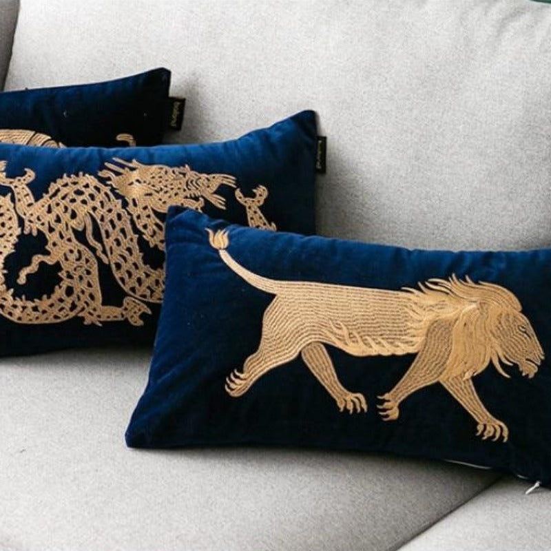 The Fabulous Beasts Velvet Pillow Cover Collection