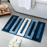 Kary Striped Microfiber Bath Mats