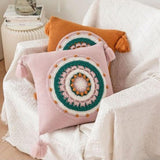 The Crochet Mandala Pillow Cover