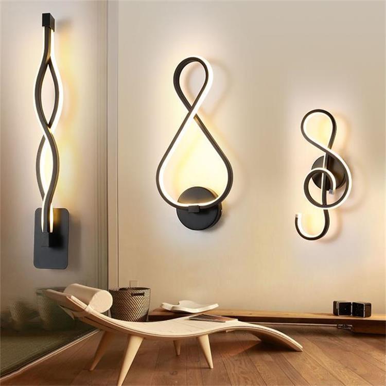 Twisted LED Wall Lamp