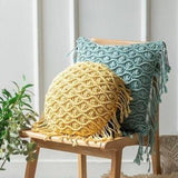 The Boho Romance Macramé Pillow Cover Collection