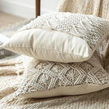 The Boho Romance Macramé Pillow Cover Collection