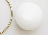 Yuan - Nordic Led Glass Ball Pendant Light