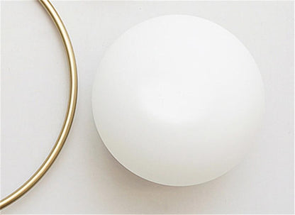 Yuan - Nordic Led Glass Ball Pendant Light