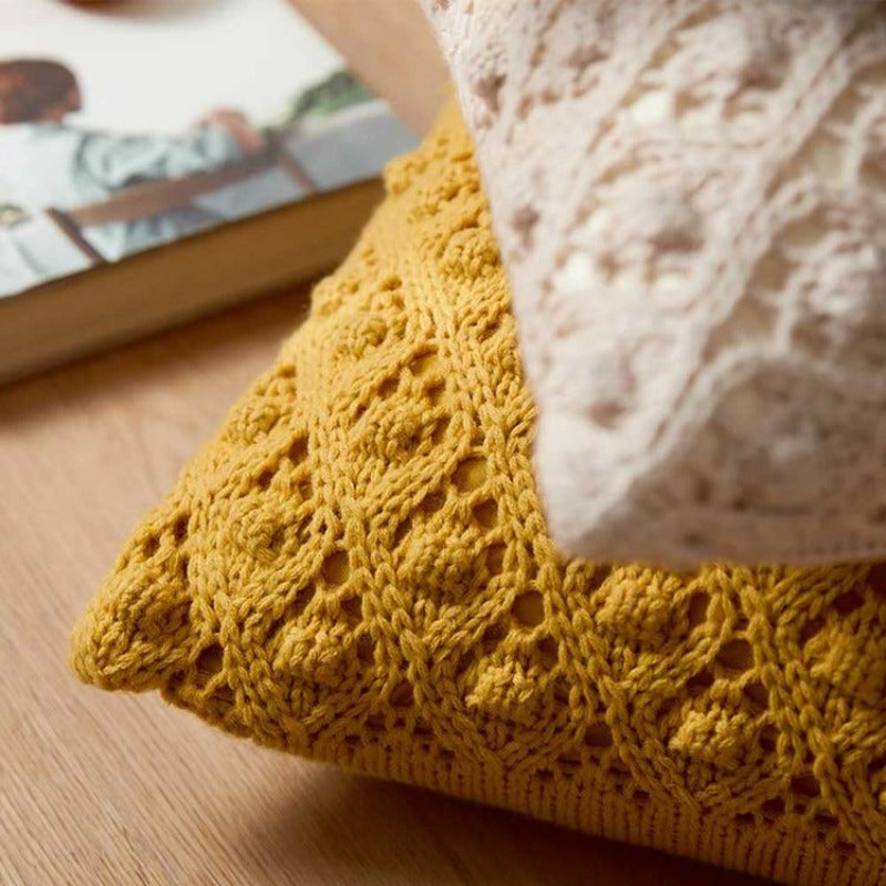 The Bouclé Knit Pillow Cover