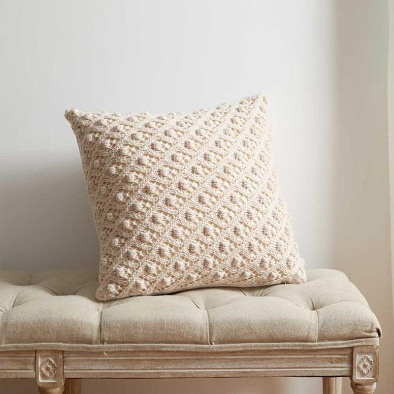 The Bouclé Knit Pillow Cover