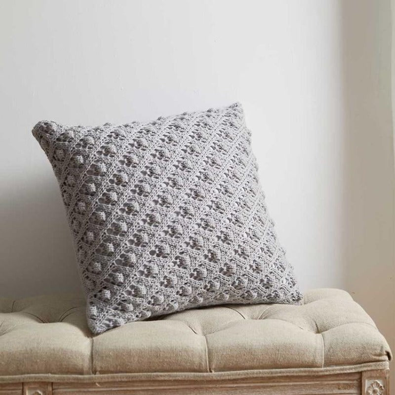 The Bouclé Knit Pillow Cover