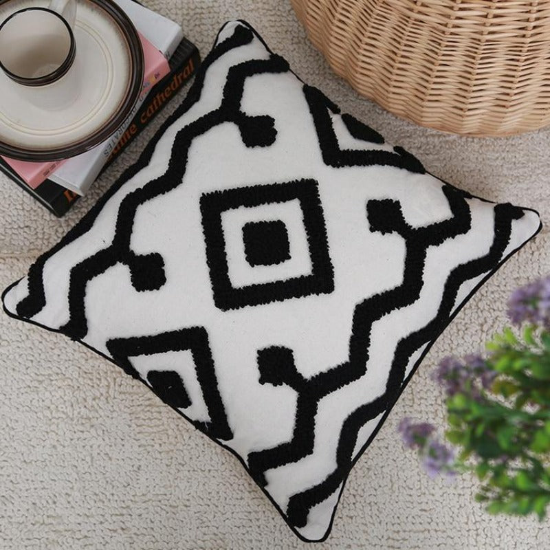 The Moroccan Monochrome Pillow Cover Collection