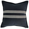 Noire Striped Pillow Covers