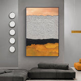 Orange Calmness Canvas Prints