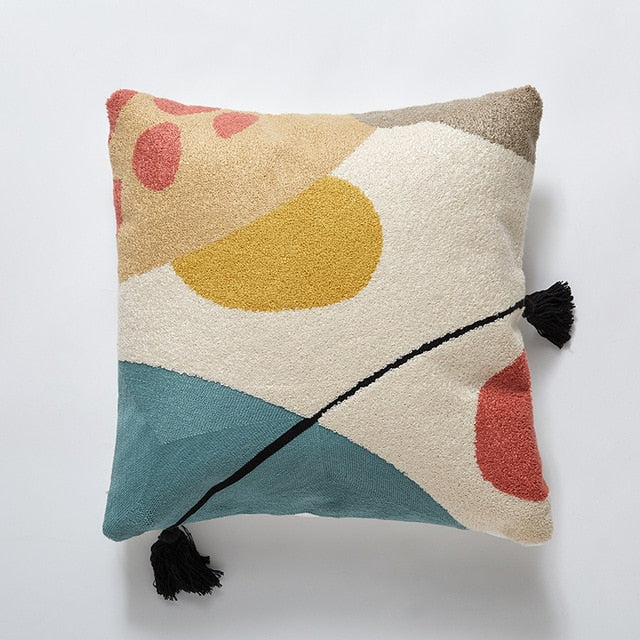 Anton Abstract in Texture Pillow Covers