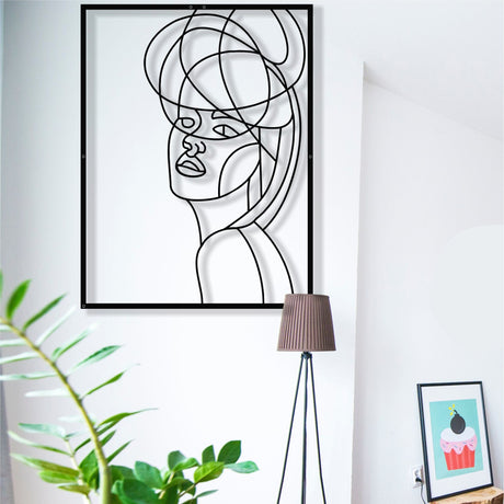 The Woman in Metal I - Wall Hanging