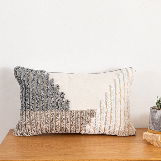 Nala Neutral Abstract Pillow Covers