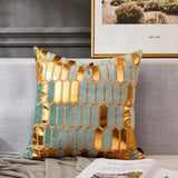 The Gilded Luxury Geo Velvet Pillow Cover Collection