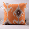 The Clementine + Teal Ikat Pillow Cover Collection