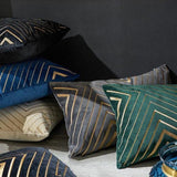 The Gilded Luxury Velvet Lumbar Pillow Cover